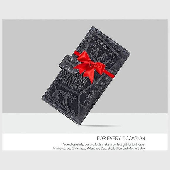 Checkbook Cover Slim Minimalist For Men Egyptian Blue - Picture 6 of 6